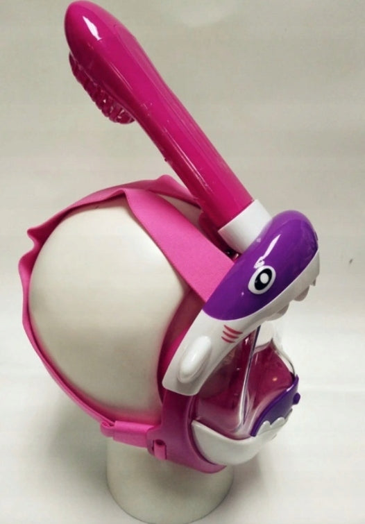 DIVING MASK SNORKELING FOR CHILDREN FULL FACE KIDS PINK Manufacturer code RE-206