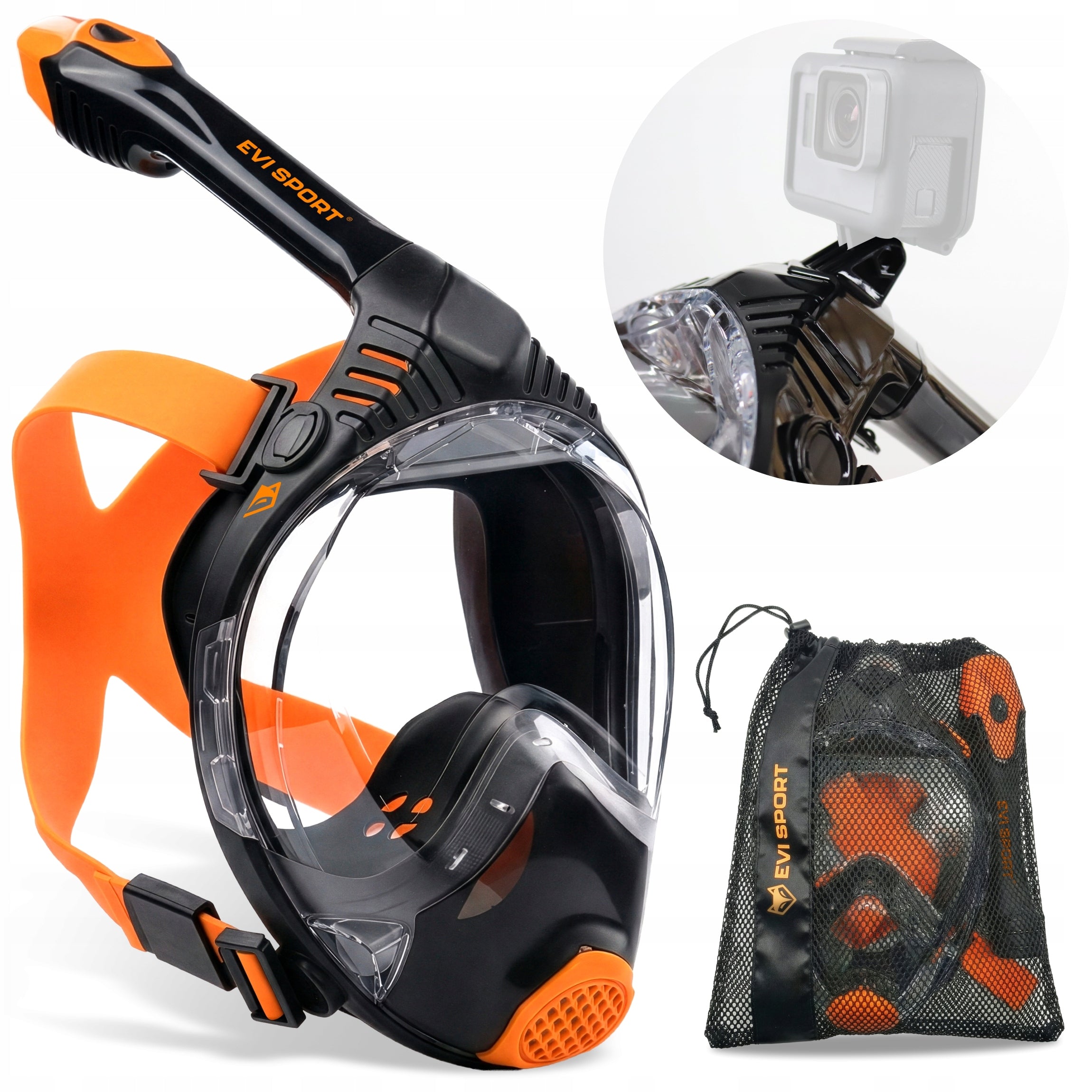 DIVING MASK SNORKELING FULL FACE 180 NON-PAIRING L/XL