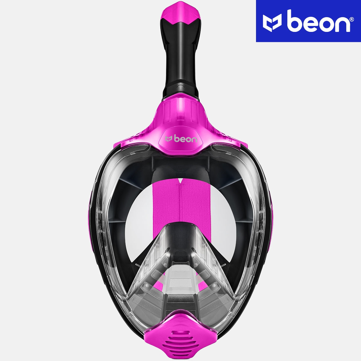 DIVING MASK SNORKELING FULL FACE PINK FOR WOMEN BEON S/M Manufacturer code 5904107773308