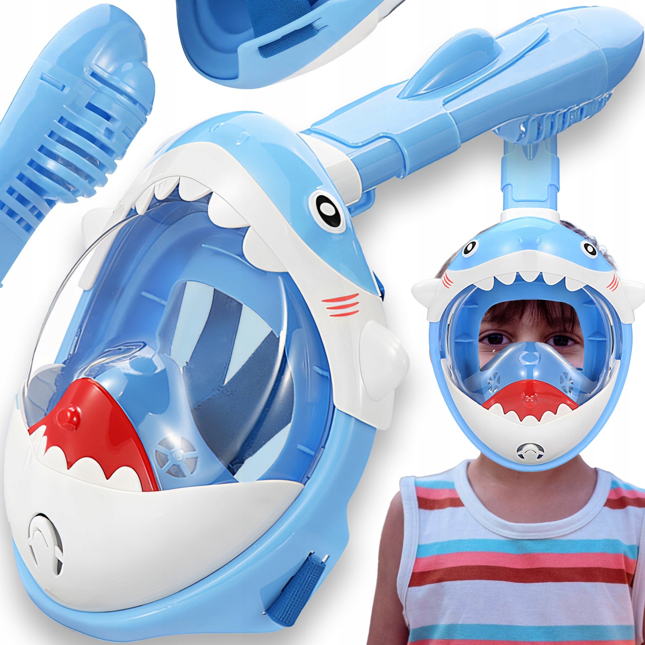 DIVING MASK SNORKELING FULL FACE S/XS FOR SWIMMING FOR CHILDREN