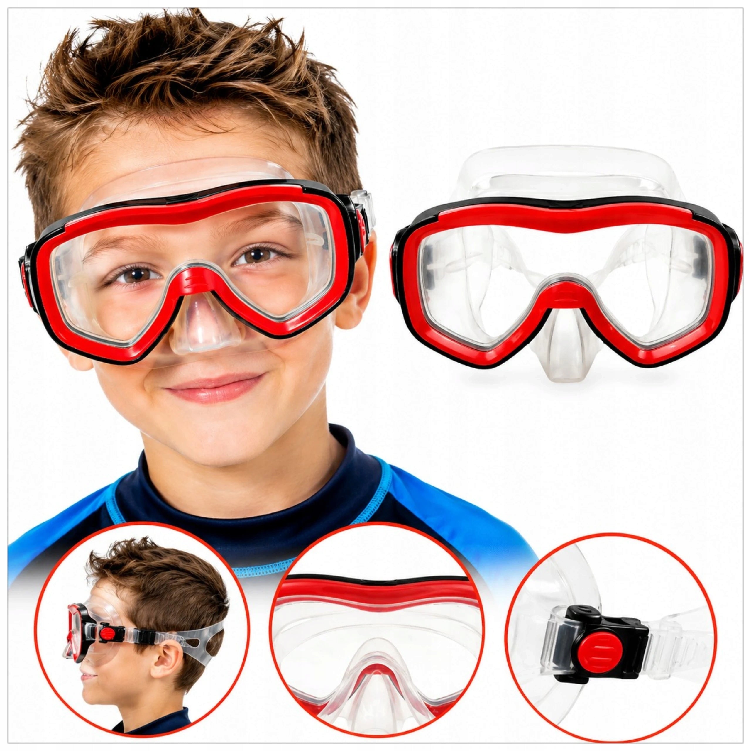 DIVING MASK SWIMMING GOGGLES FOR CHILDREN FOR SWIMMING POOL HOLIDAYS Packaging status original