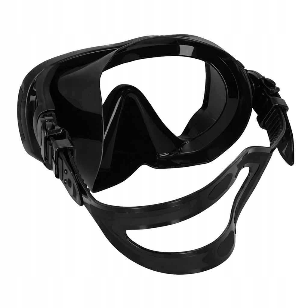 DIVING MASK WITH DRY SNORKEL PANORAMIC 180° SNORKELING Model Maska Nurkowanie Fajka Sucha