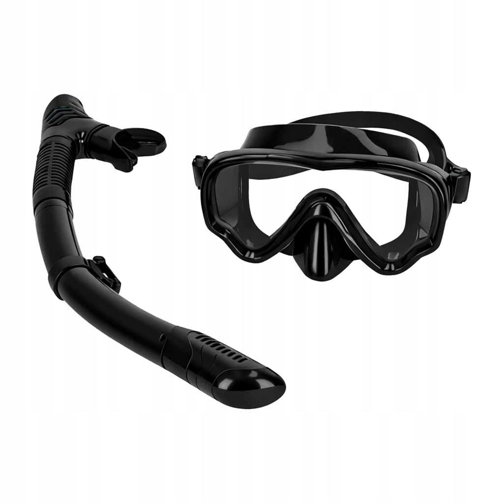 DIVING MASK WITH DRY SNORKEL PANORAMIC 180° SNORKELING Packaging status original