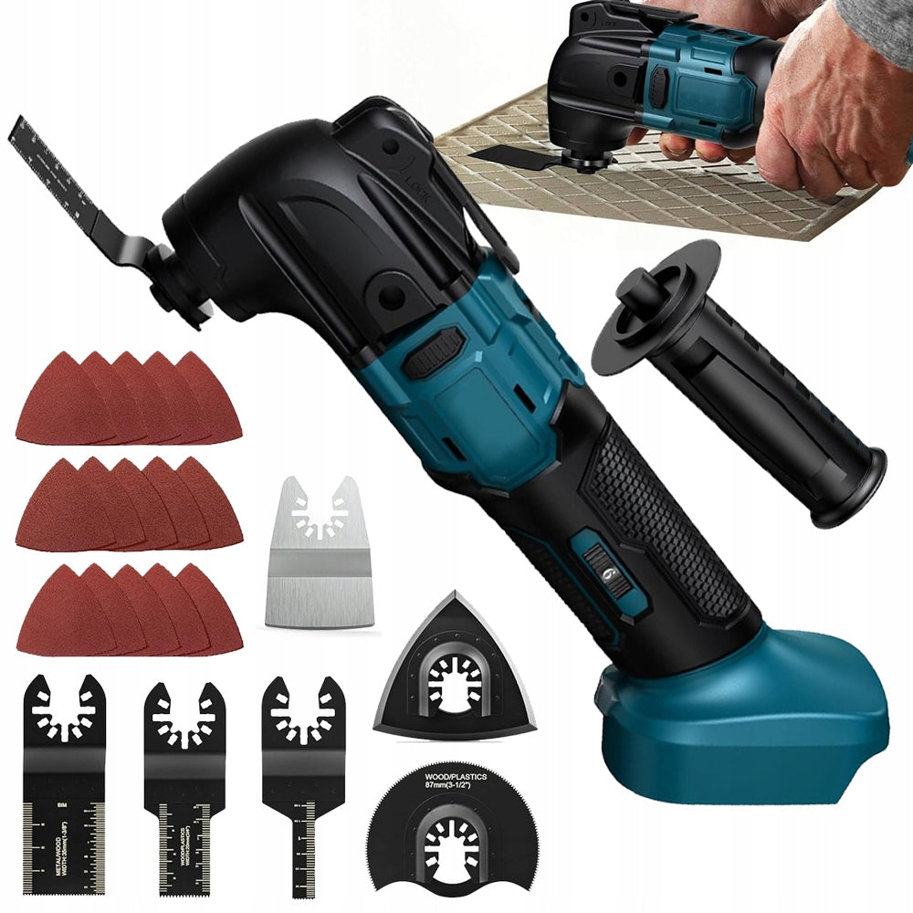 DIY 18V Multifunction Tool FOR MAKITA CUTTING GRINDING 6000-20000MIN