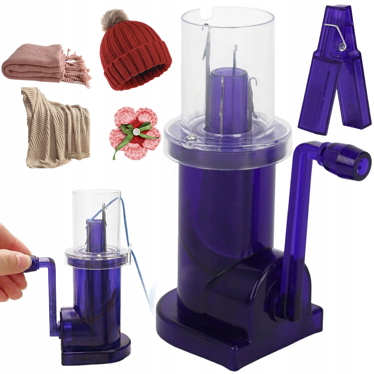 DIY HAND KNITTING MACHINE FOR CREATIVE HANDMADE PROJECTS