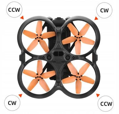 DJI AVATA ORANGE Drone Propellers 4 PACK - Set Brand BRDRC