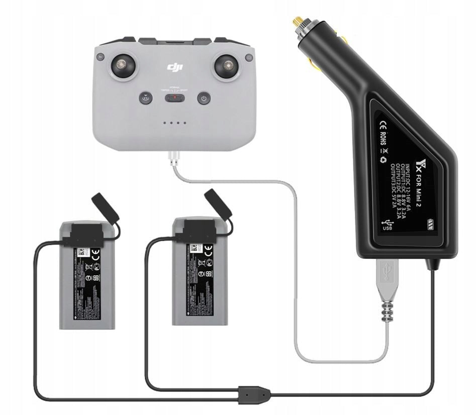 DJI Mini 2 50min USB Drone Car Charger