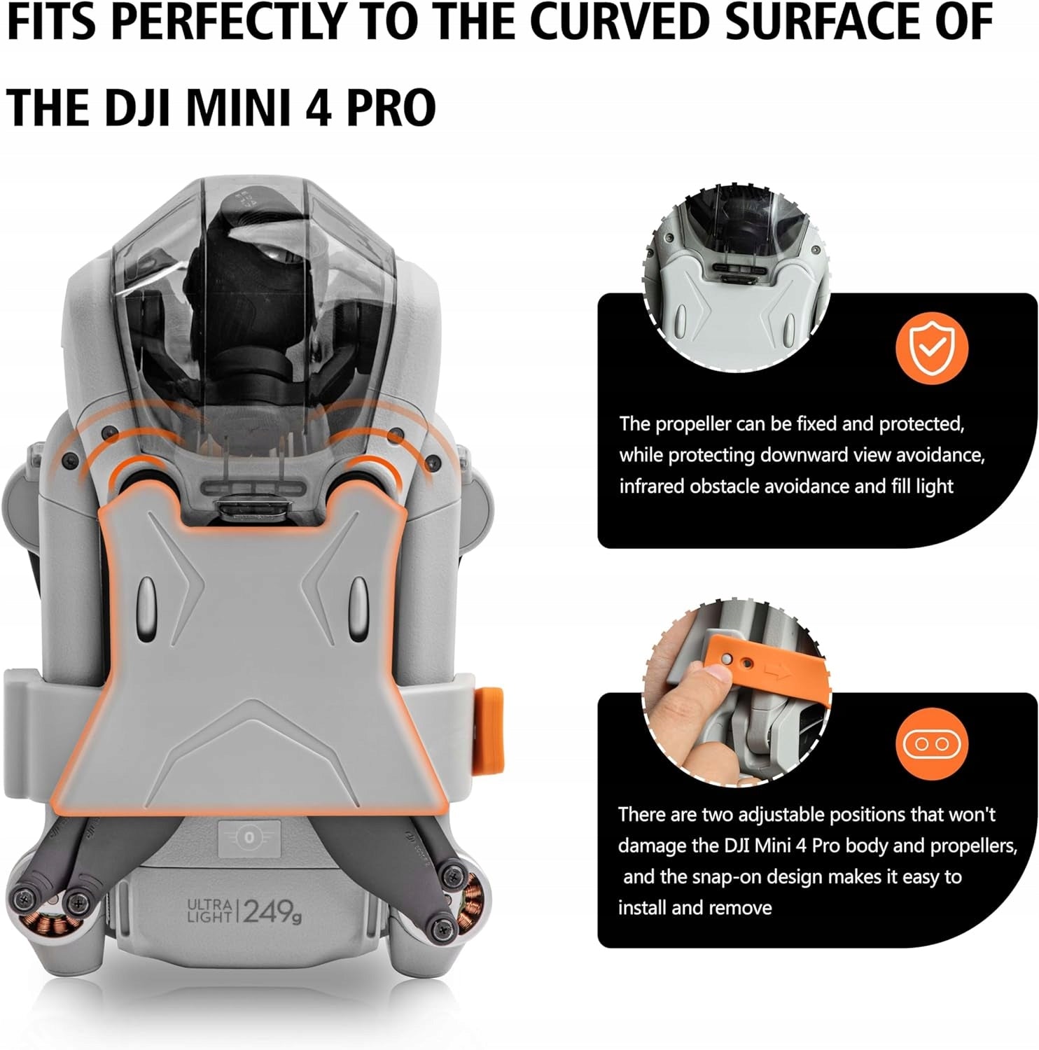 DJI Mini 4 Pro Propeller Protective Strap – Propeller Holder Brand STARTRC