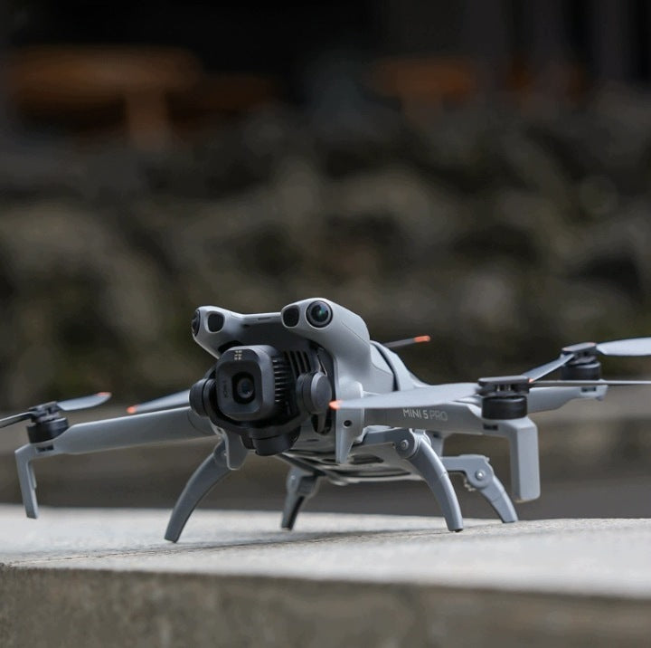 DJI Mini 5 Pro Folding Sled Feet Skid Landing Chassis - Grey Brand Sunnylife