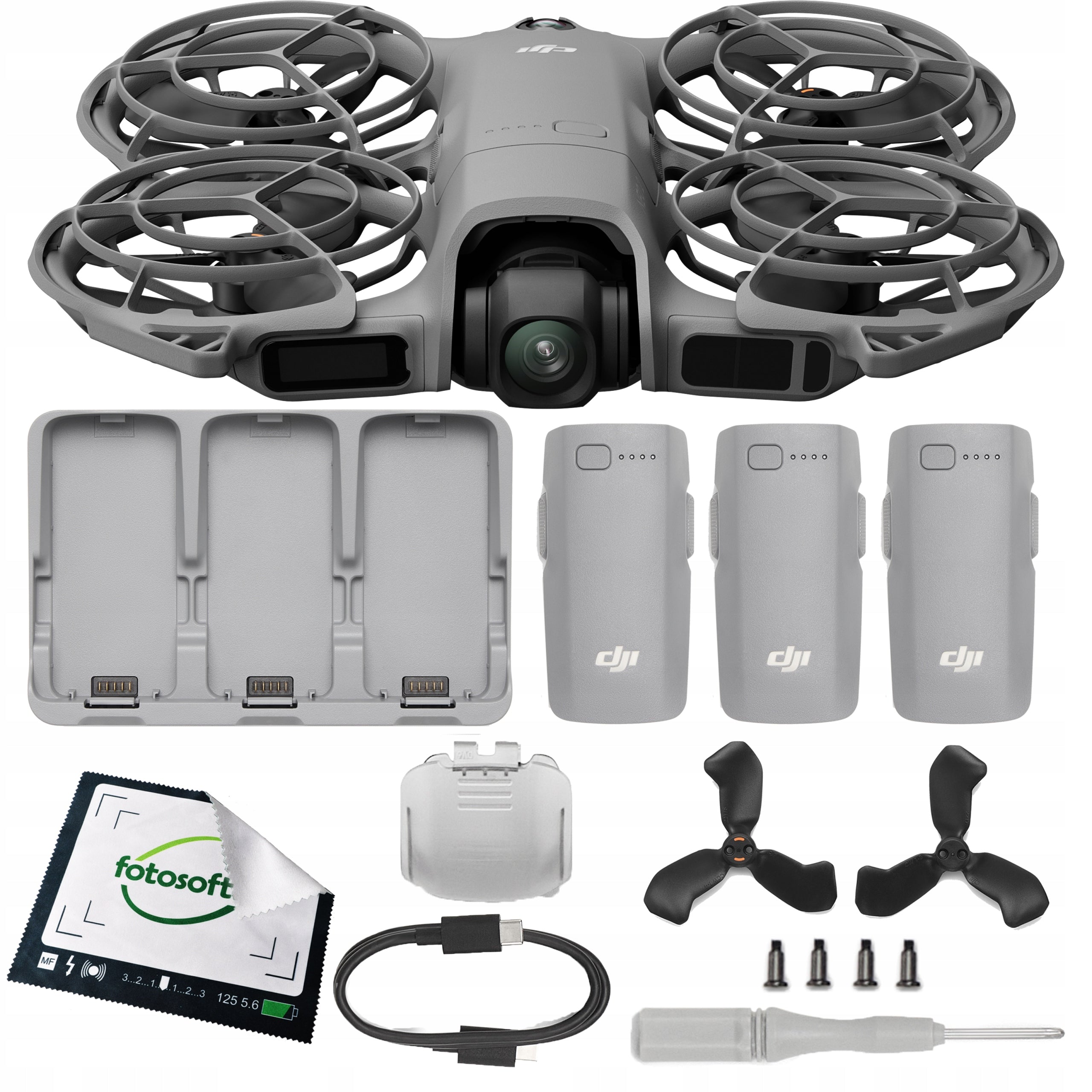 DJI Neo 2 Fly More Combo (Without Controller) 4K 60FPS / ActiveTrack / 49GB