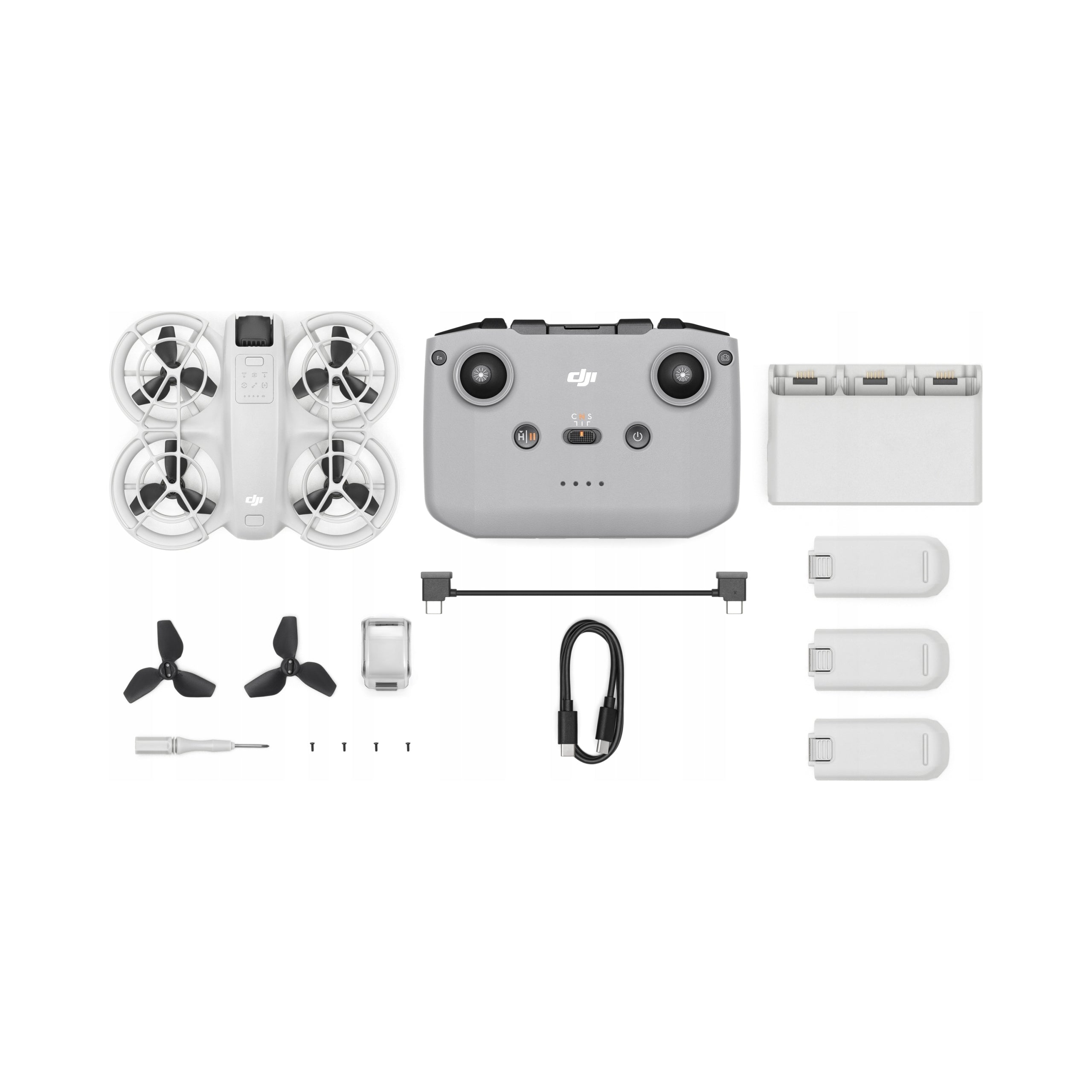 DJI Neo Fly More Combo Drone 135g 4K 30fps RC-N3 Large Set 3x Battery