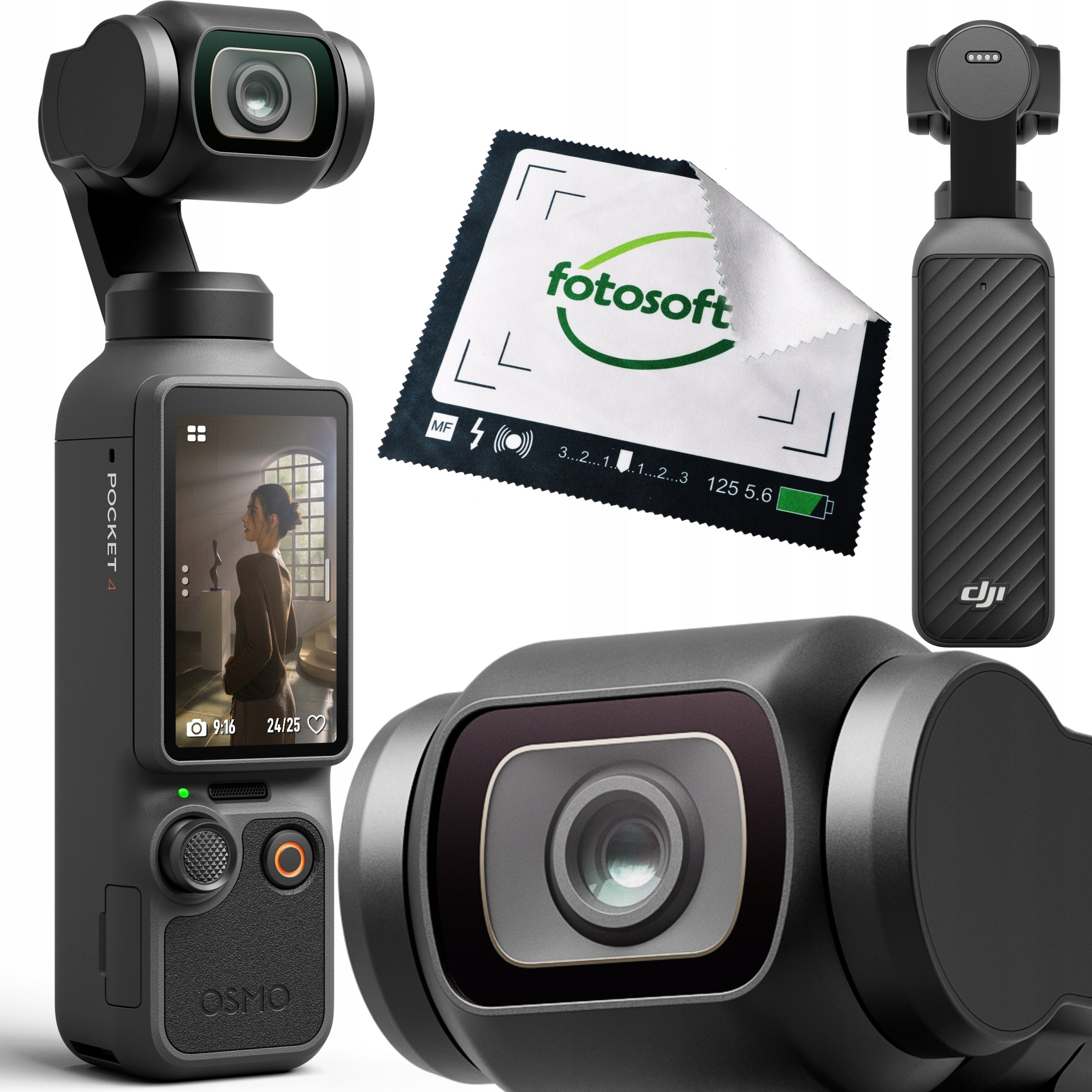 DJI Osmo Pocket 4 Creator Combo 107GB Memory / with DJI Mic 3 Packaging status original