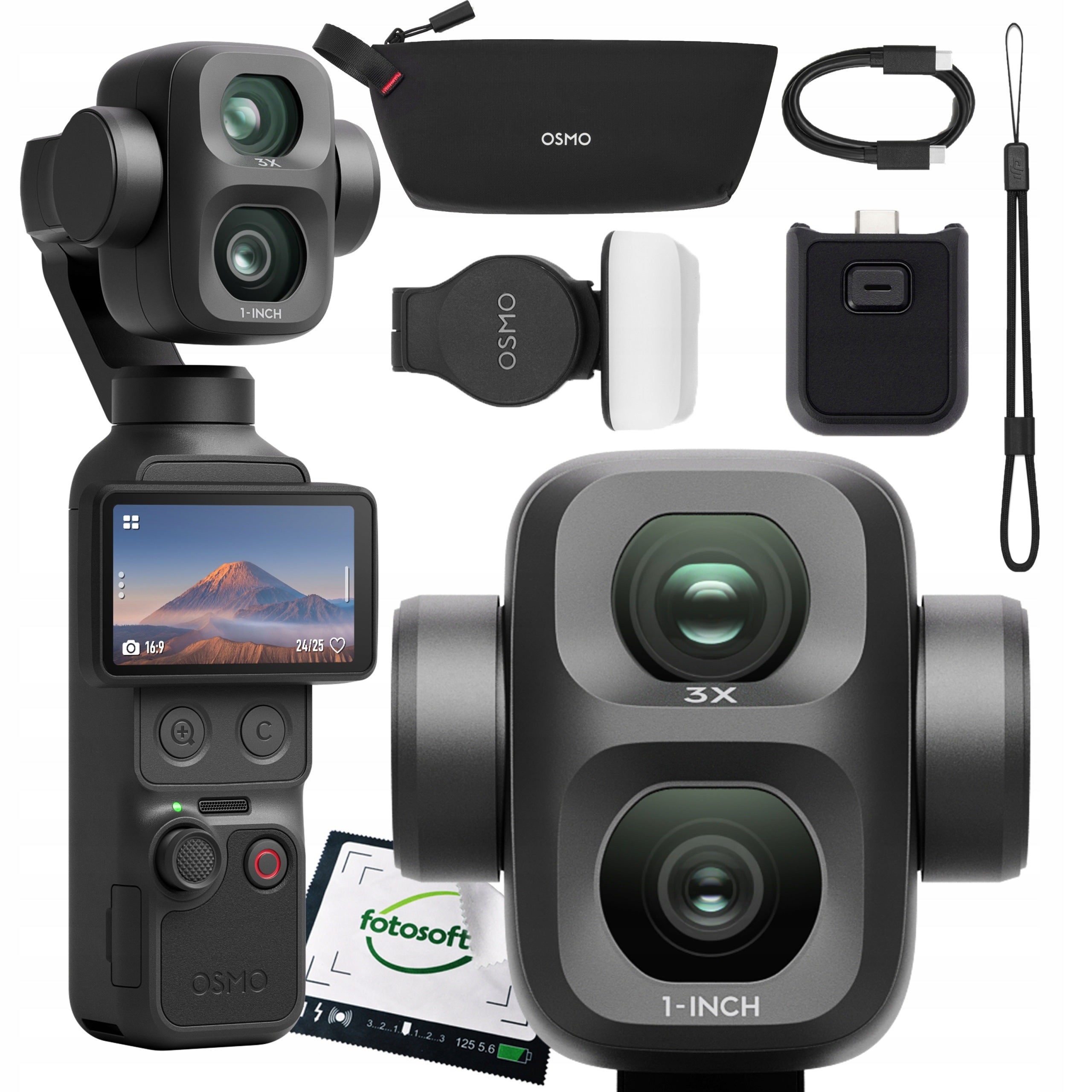 DJI Osmo Pocket 4P Standard Combo 103GB