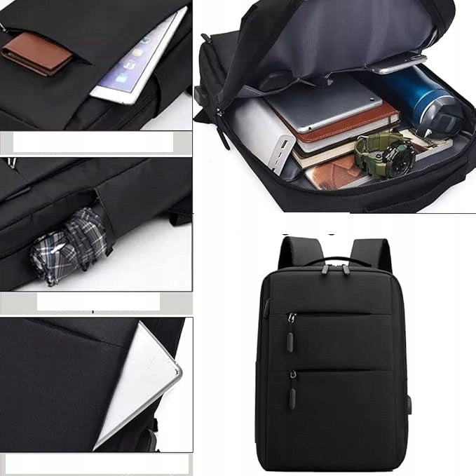DK9 Men's Urban Laptop Backpack Large Spacious School USB Unisex 15' Model BDLDCE