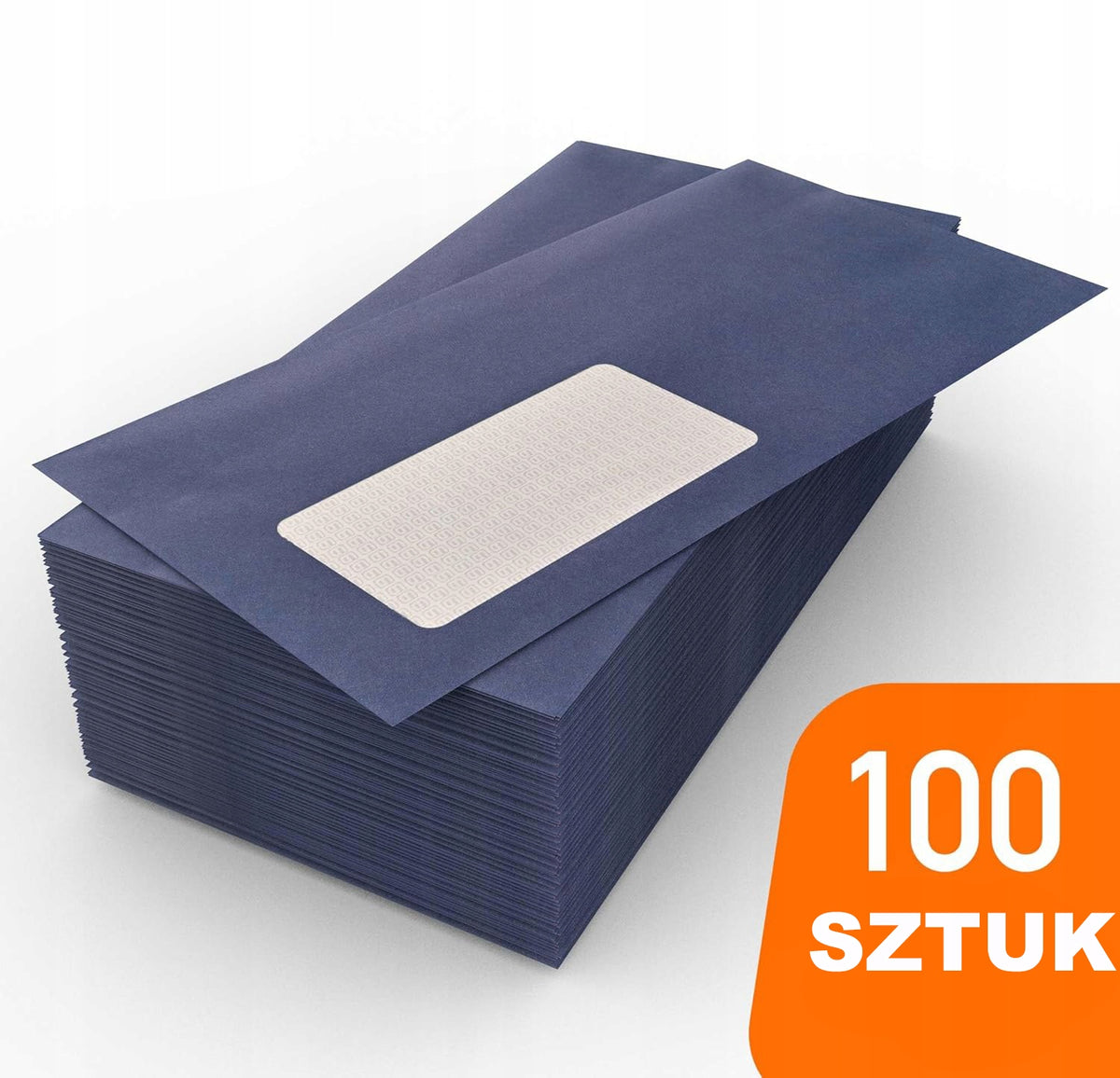 DL Envelopes with Window Self Adhesive Blue 100pcs