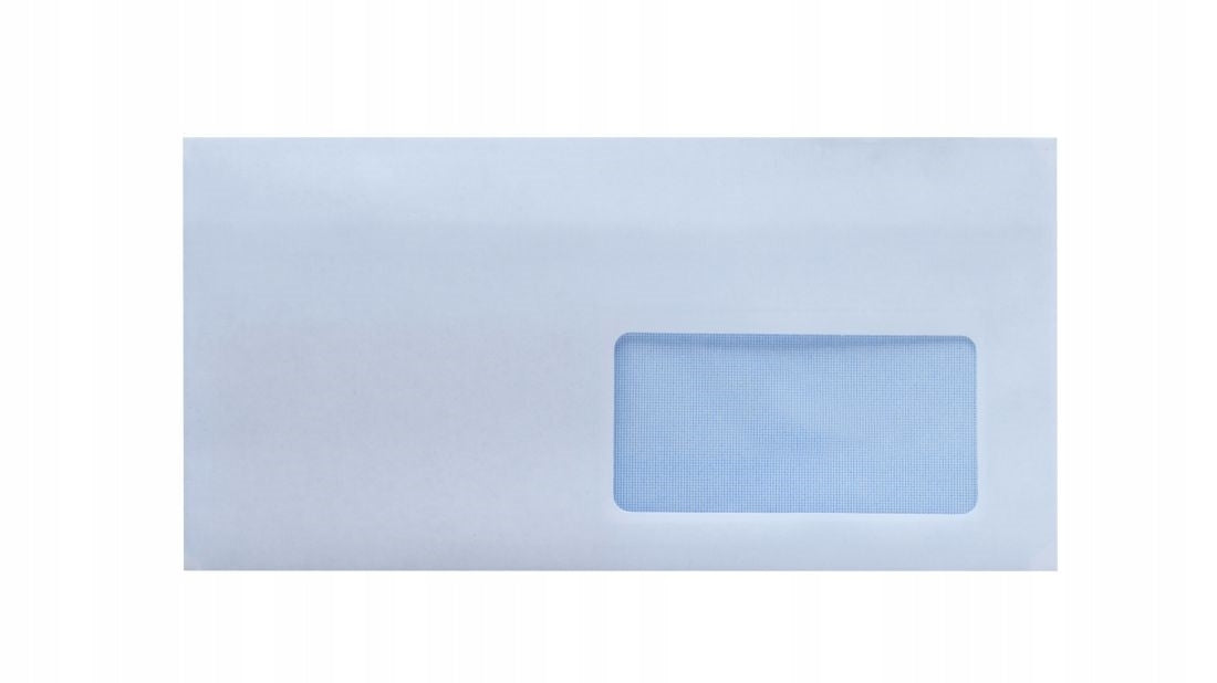 DL SK self-adhesive envelope with window (25pcs) white
