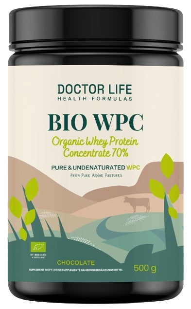 DL Whey Protein BIO WPC Grass Fed Chocolate 500g. for physically active Expiration date not specified