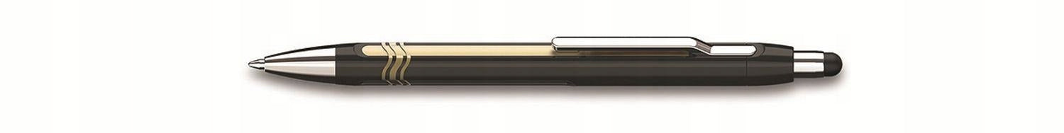 Stift EPSILON Touch schwarz/gold XB blaue Farbe 