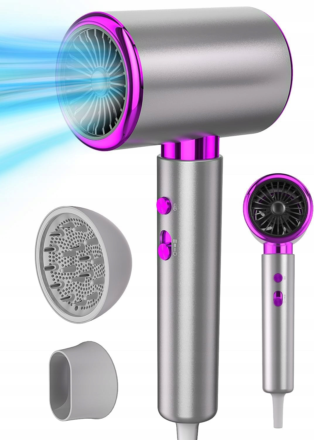 DMTIVMG Hair Dryer Lonic 2000 In 2 Speeds 3 Temperatures