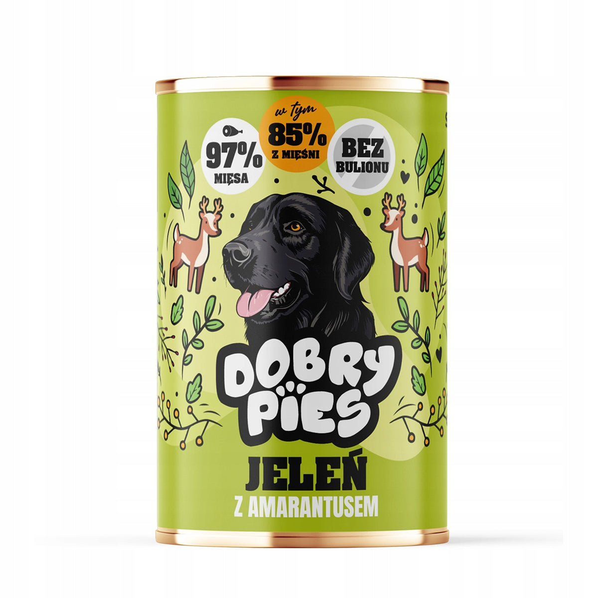 DOBRY PIES Deer with Amaranth 400g - WET DOG FOOD