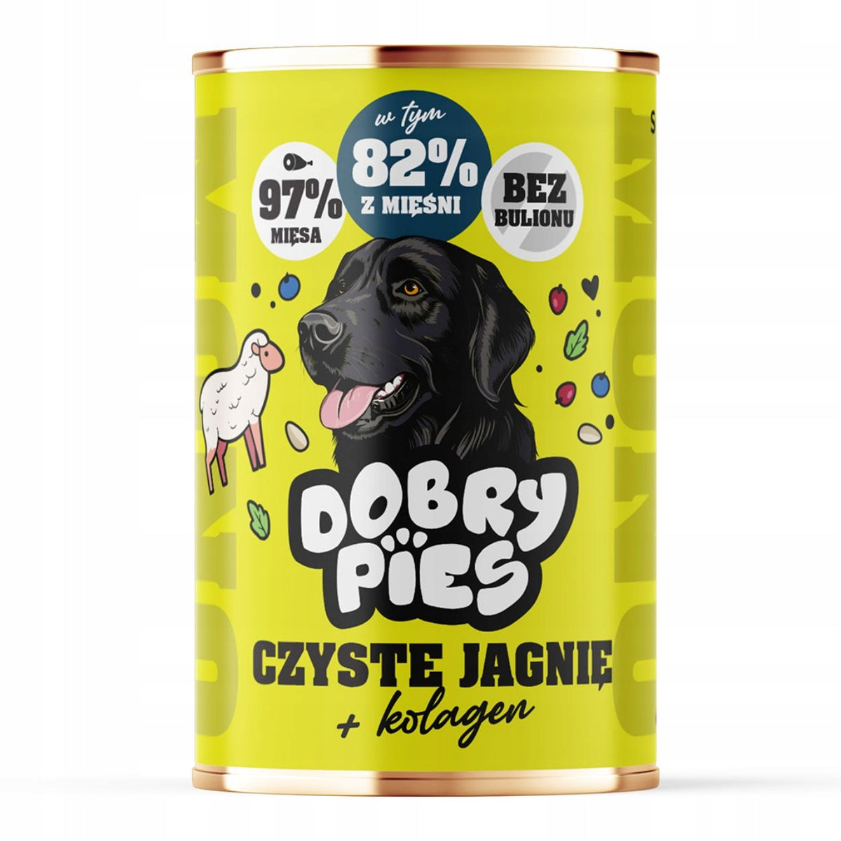 DOBRY PIES MONOPROTEIN - Lamb + Collagen 400g - WET DOG FOOD