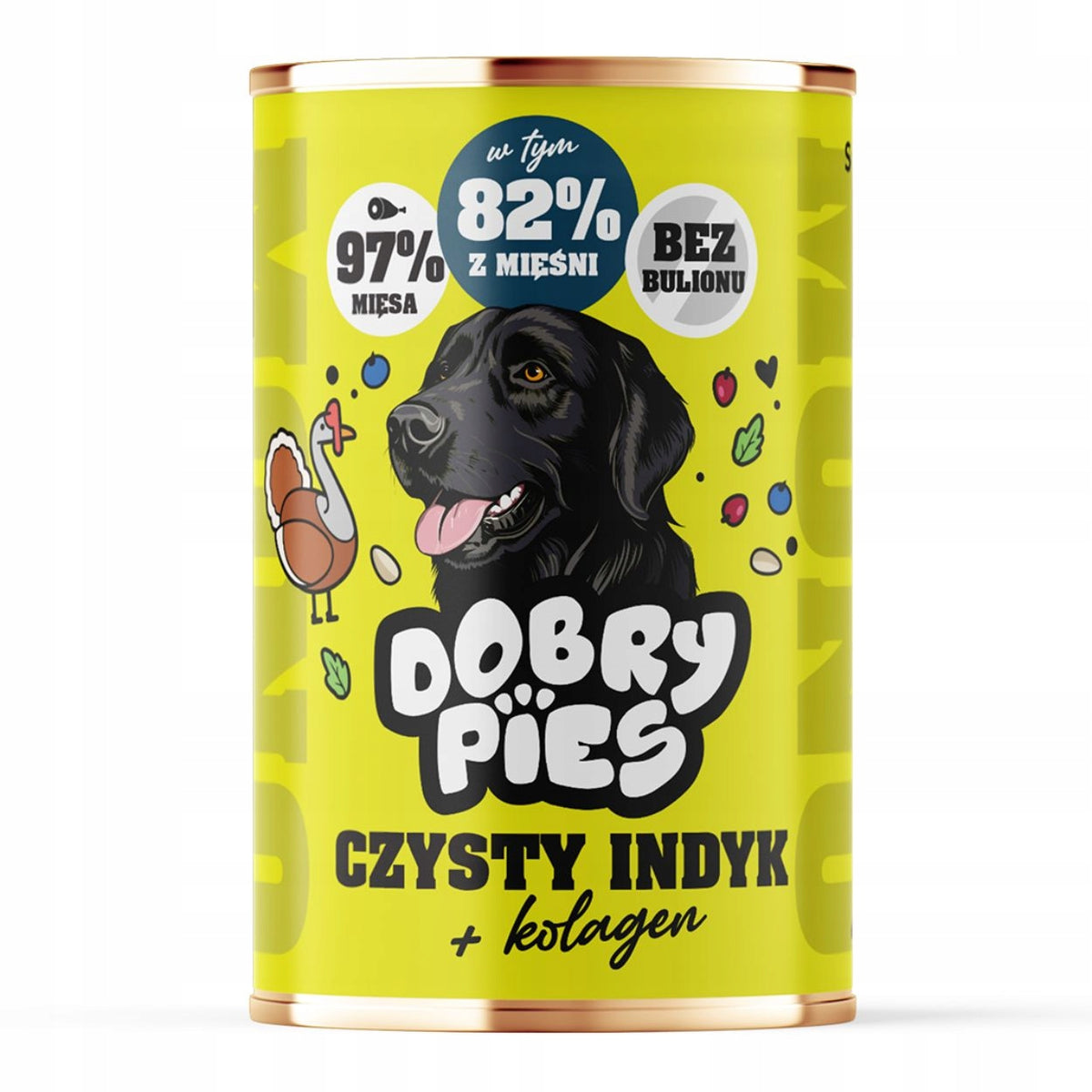 DOBRY PIES MONOPROTEIN - Turkey + Collagen 400g - WET DOG FOOD
