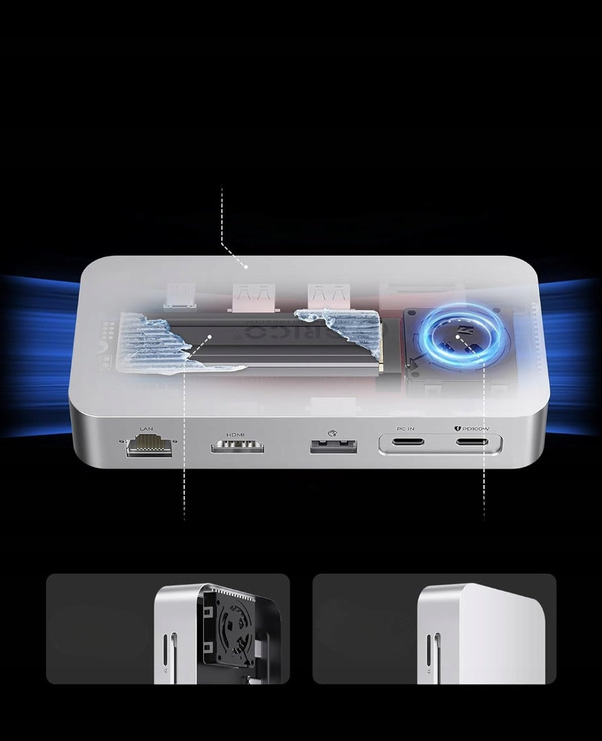 DOCKDRIVE 10IN1 DRIVE 1TB ORICO SJ10 USB HUB 4K 60HZ Manufacturer Orico
