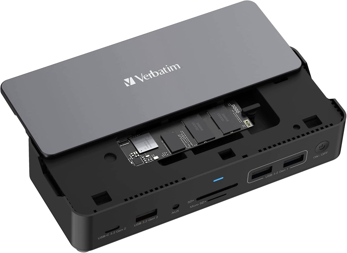 DOCKING STATION USB C 15IN1 SSD HDMI 8K DISPLAYPORT PD 10GBPS Packaging status original