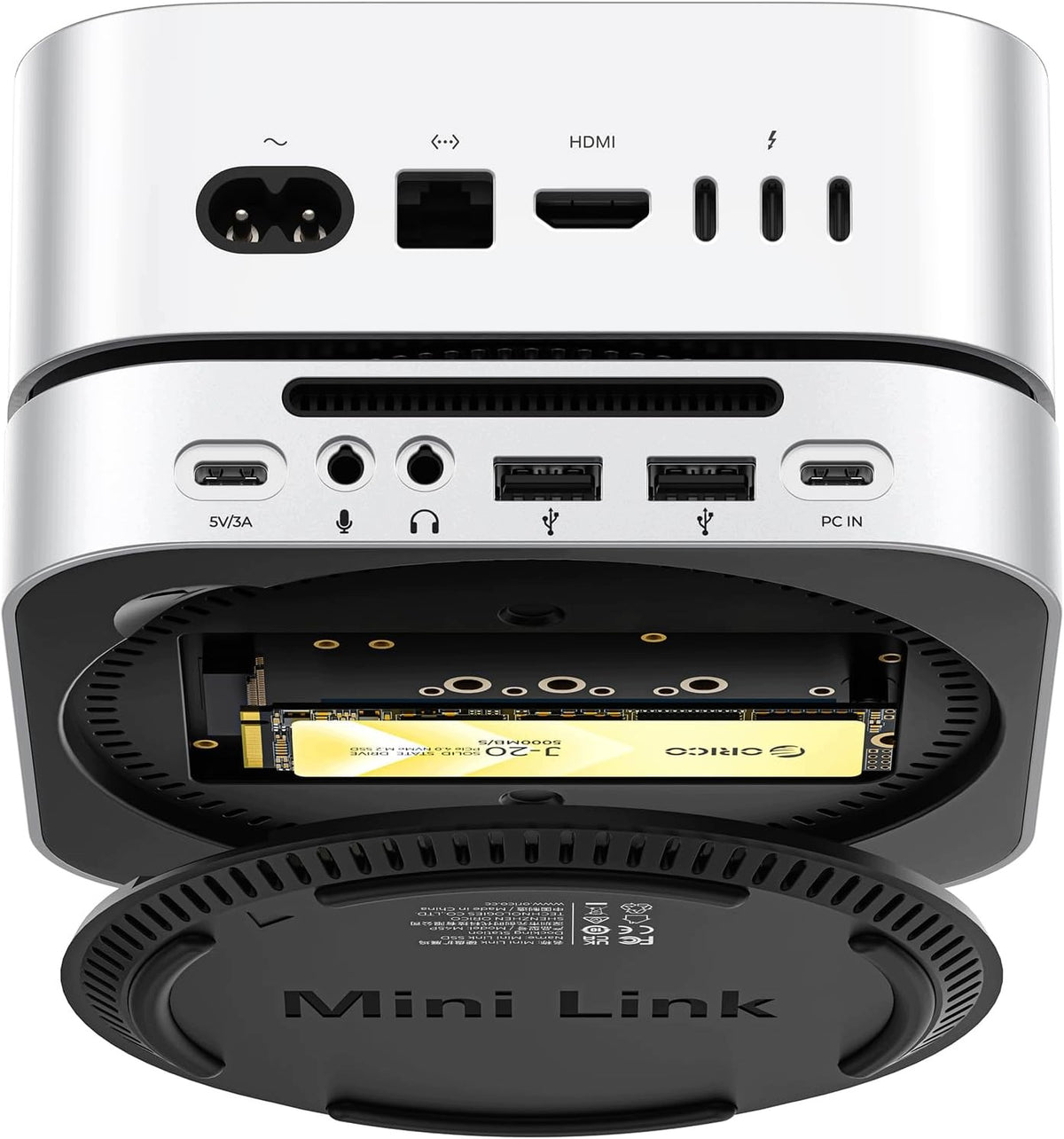 DOCKING STATION USB4 40GB/S M.2 NVME SSD UP TO 8TB AUDIO 3,5MM