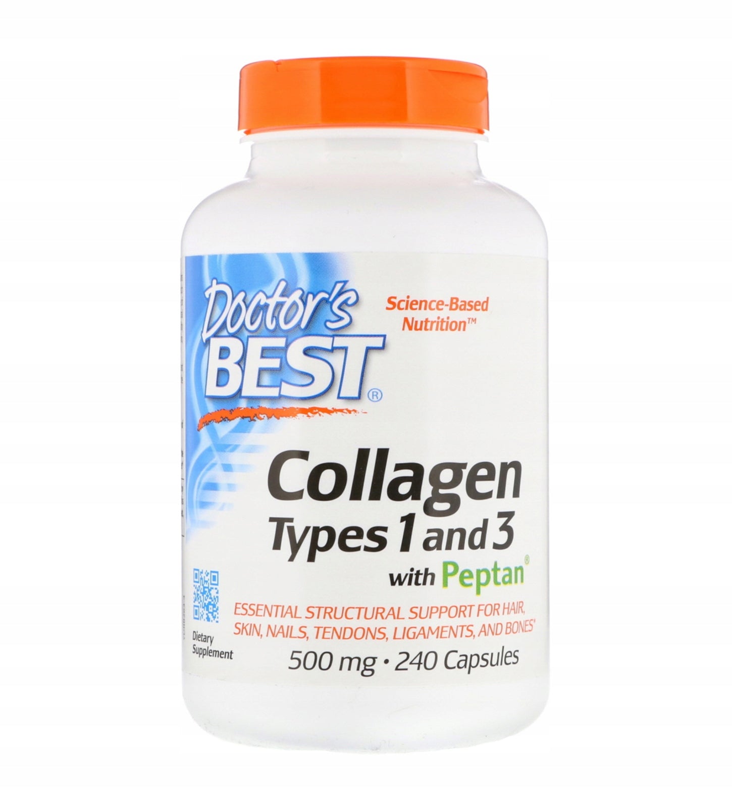 DOCTOR'S BEST Collagen Types I & III (240 Capsules) Brand Doctor's Best