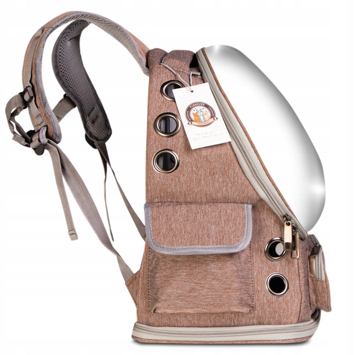 DOG AND CAT BACKPACK WITH TRANSPARENT FLAP OPENING FLOOR AND LEASH Manufacturer code PLECAK TRANSPORTER DLA KOTA I PSA WYTRZYMAŁY