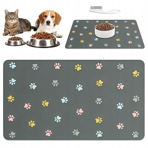 DOG AND CAT BOWL MAT 30X50 CM NON-SLIP Silicone for Home