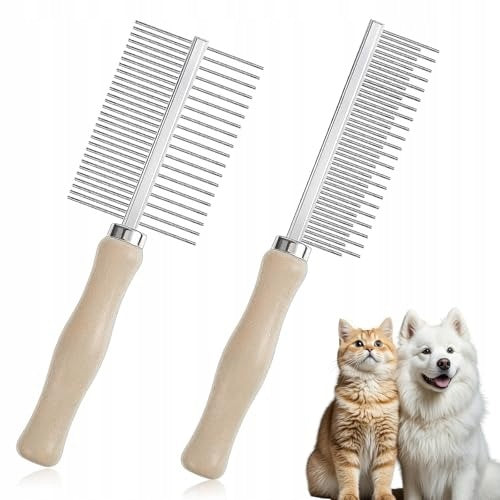 DOG AND CAT COMBS 2 PCS FOR DETANGLING HAIR Packaging status original