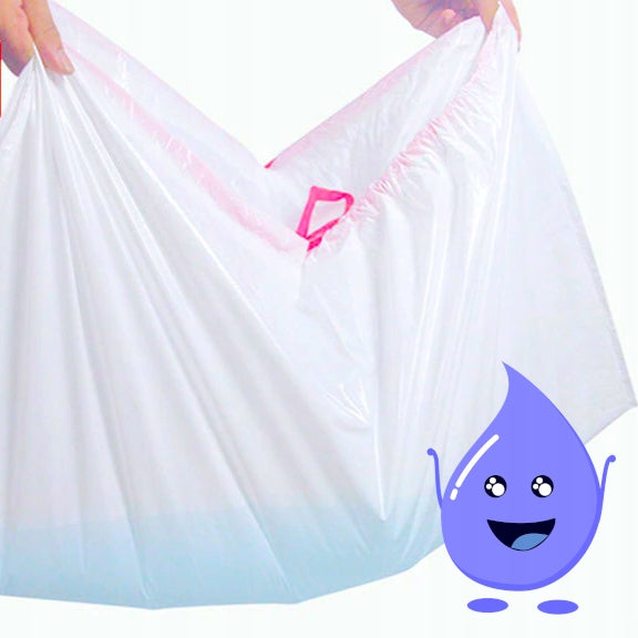 DOG AND CAT LITTER BOX BAGS STRONG WITH TAPE DURABLE 40 PCS XL 5 rolls Brand Dumil