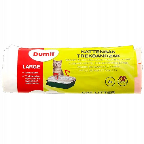 DOG AND CAT LITTER BOX BAGS STRONG WITH TAPE DURABLE 40 PCS XL 5 rolls Packaging status original
