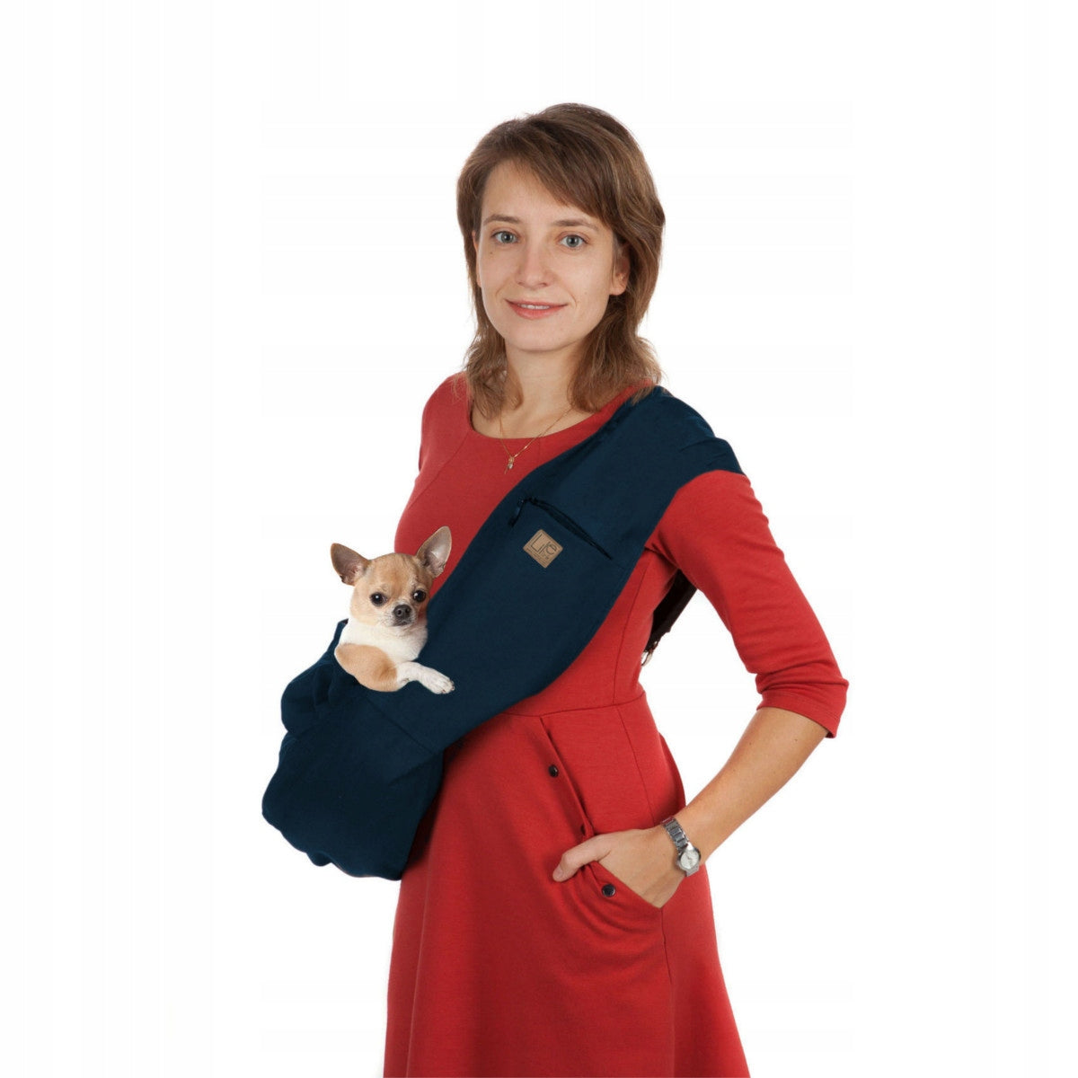 DOG BAG - 100% cotton - carrier LileTink - size S or M (choice) Manufacturer code 05GRACM