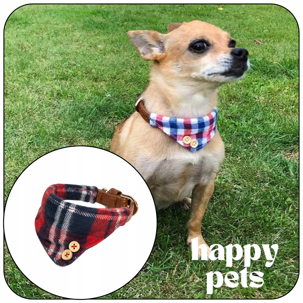 DOG BANDANA COLLAR RED TRELLIS LUIGI S Manufacturer code AMD18095OBRD-S
