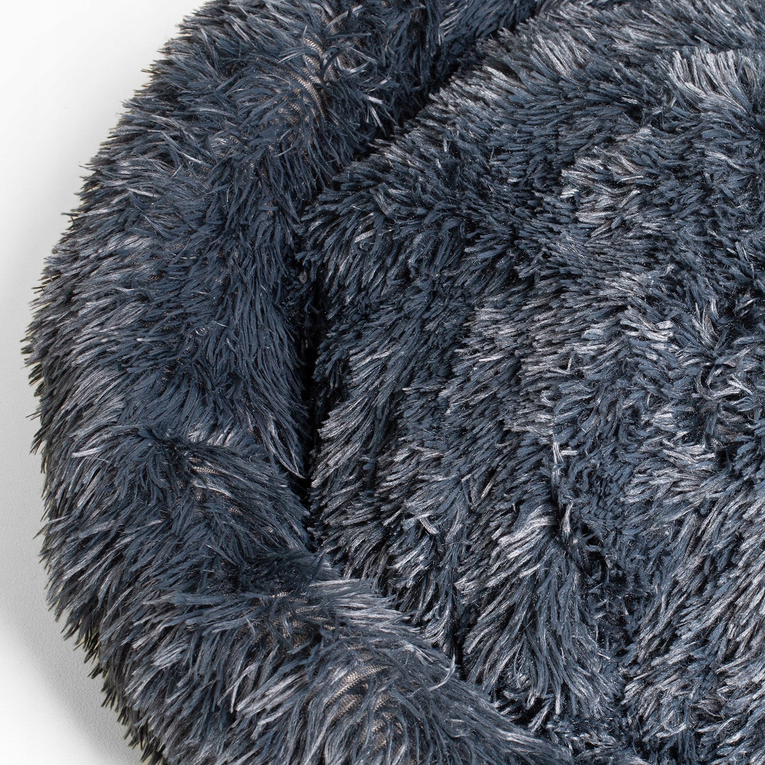DOG BED CAT BED PLAYPEN PILLOW SOFT PLUSH 70 CM HAIRY Trade name L07 LEGOWISKO OKRĄGŁE 70CM CIEMNO SZARE