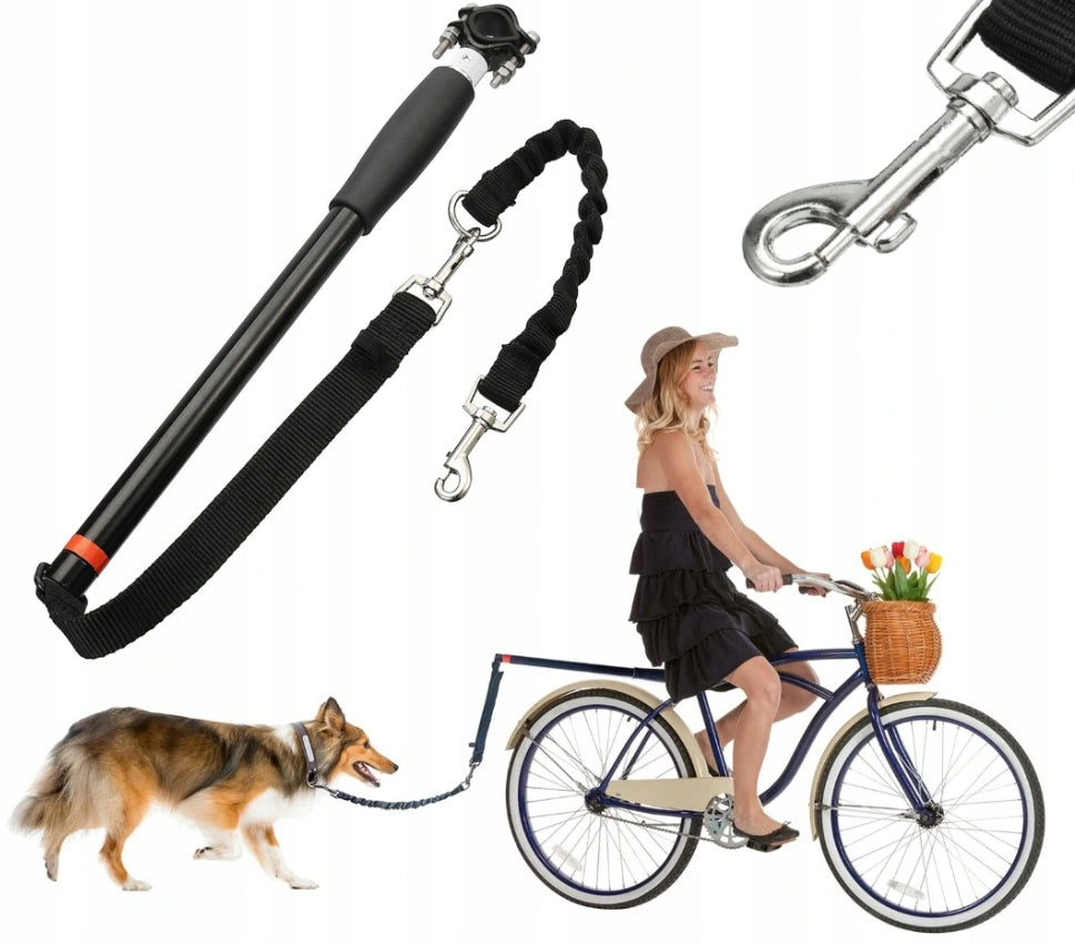DOG BICYCLE LEASH FOR BIKE BOOM