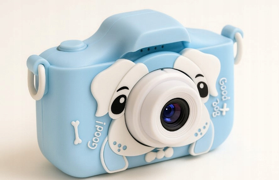DOG - BLUE DIGITAL CAMERA - CHILDREN'S CAMERA MENU POLISH EAN (GTIN) 5907344232348