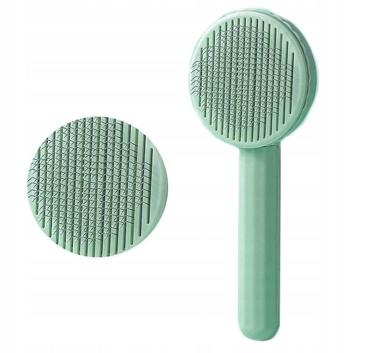 DOG BRUSH CAT LONG-HAIRED Hair Self-Cleaning Comb Packaging status original