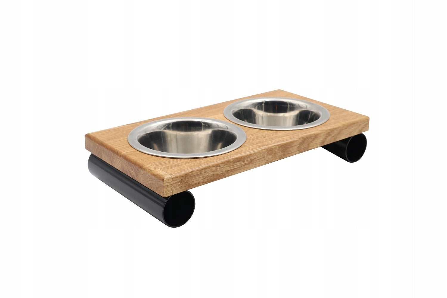 DOG BUFFET BOWLS ON CAT STAND DOG STAND + bowls 2x450ml WOOD Manufacturer code BM1