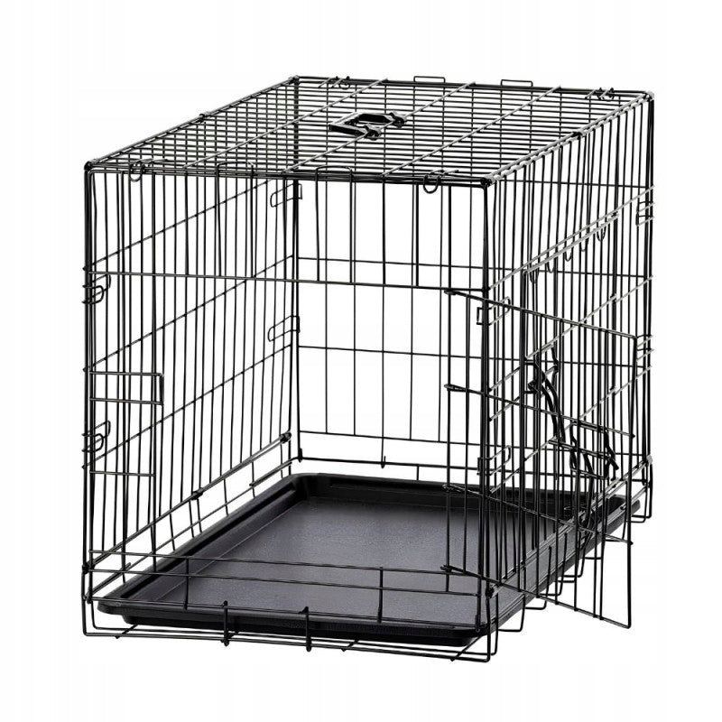 DOG CAGE KENNEL METAL PLAYPEN PET TRANSPORTER 90CM NUXIE Brand NUXIE