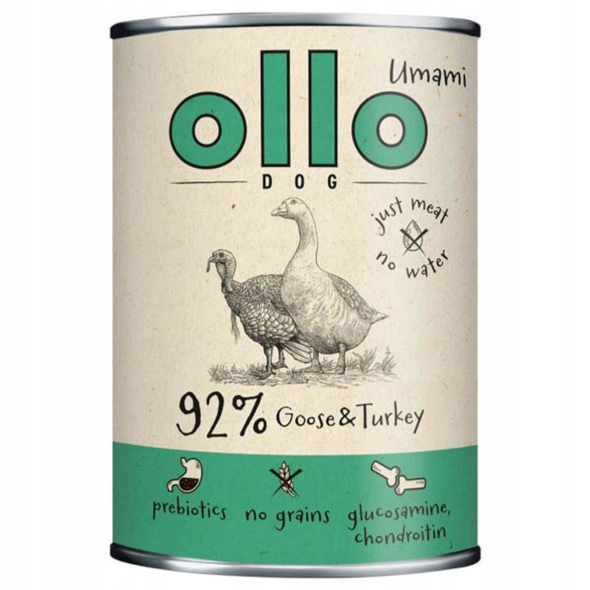 DOG CAN - Goose and Turkey OLLO UMAMI 400g ULTRAPREMIUM HEALTHY Brand Ollo