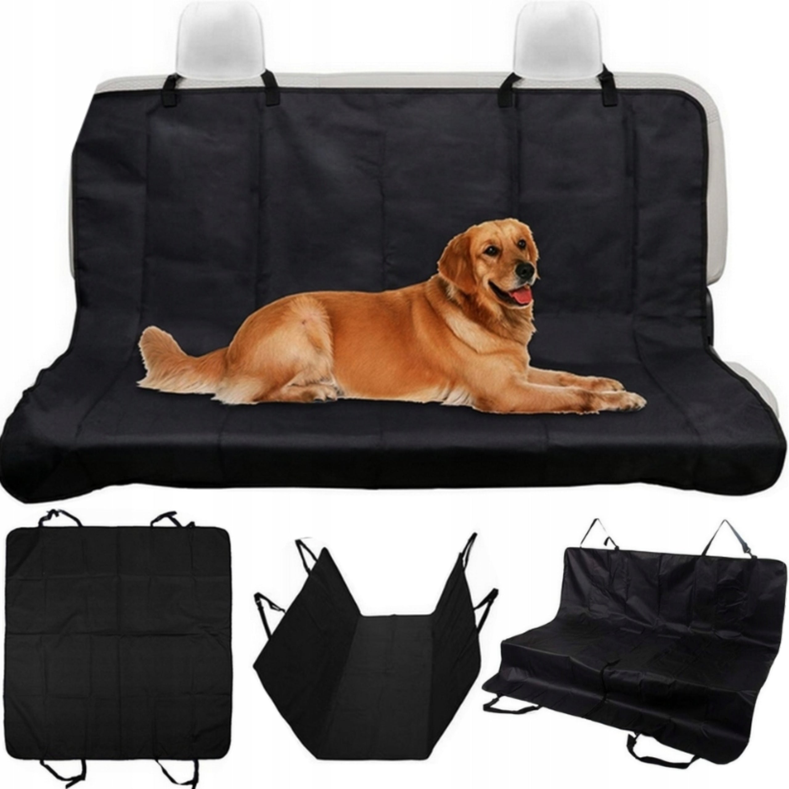 DOG CAR MAT PROTECTIVE AGAINST DIRT WATERPROOF + STRAPS