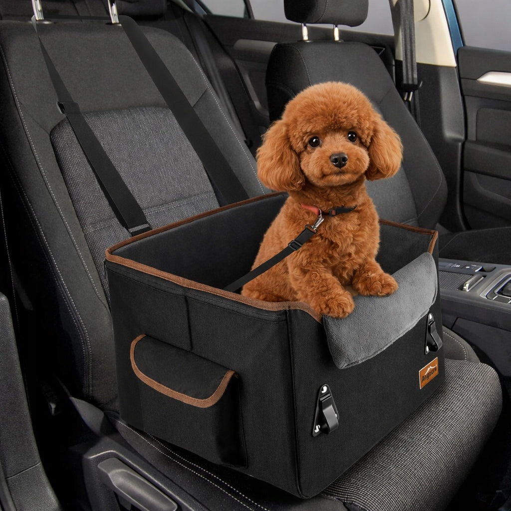 DOG CAR SEAT ANGOONI TRANSPORTER UP TO 8 KG L BLACK FOLDING Packaging status original