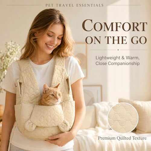 DOG CARRYING BAG NYLON BACKPACK FOR SMALL DOGS 10 KG for home Product height 1 cm
