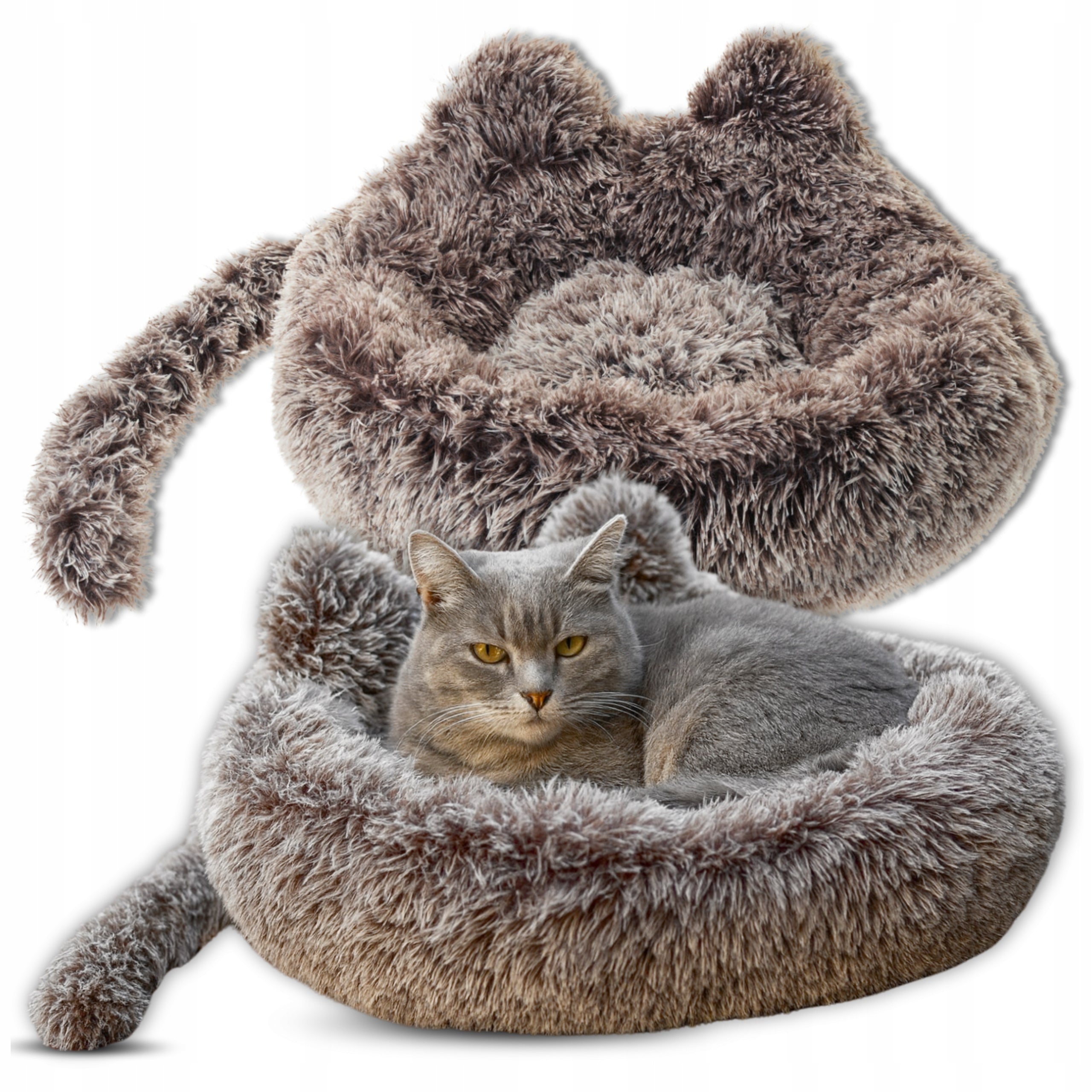 DOG CAT BED SOFT BED WATERPROOF PILLOW SHAGGY PLAYPEN