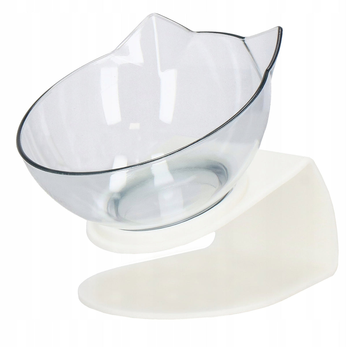 DOG CAT BOWL ON STAND WITH FOOD STAND FOOD WATER Kind single bowl