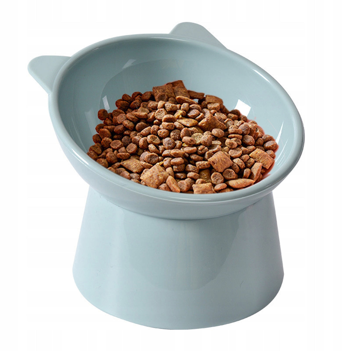 DOG CAT BOWL ON STAND WITH FOOD STAND FOOD WATER